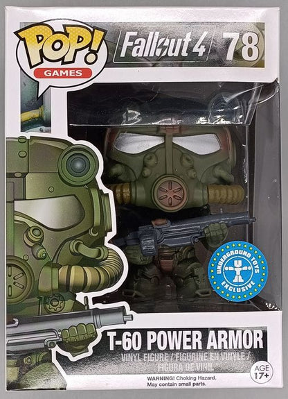 78 T-60 Power Armor (Green) - Fallout 4 Funko POP - Box Damaged