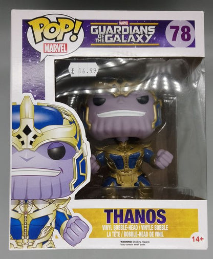 #78 Thanos - 6 Inch - Marvel Guardians of the Galaxy Box Damaged Funko POP