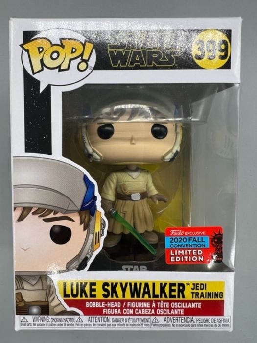 #399 Luke Skywalker (Jedi Training) Star Wars 2020 C Box Damaged Funko POP