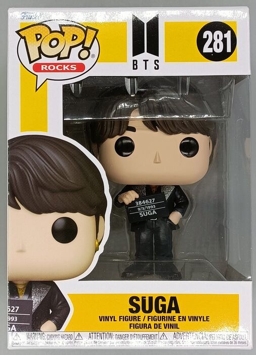 281 Suga (Butter) - BTS - Rocks Funko POP - Brand New