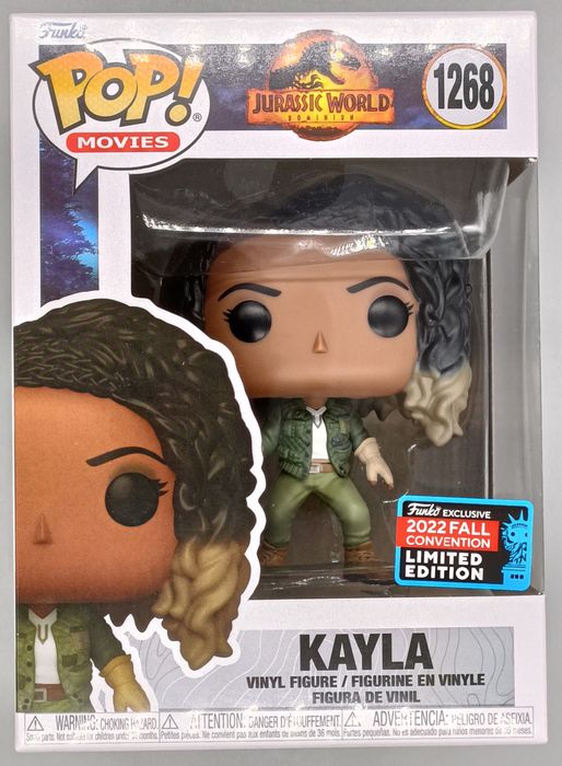 1268 Kayla - Jurassic World - 2022 Con - Box Damaged Funko POP