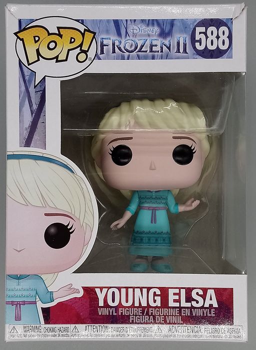 588 Young Elsa - Disney Frozen 2 - Box Damaged Funko POP