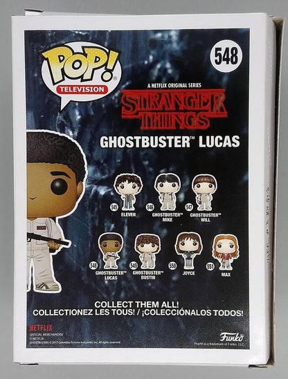 #548 Ghostbuster Lucas - Stranger Things - Box Damaged Funko POP