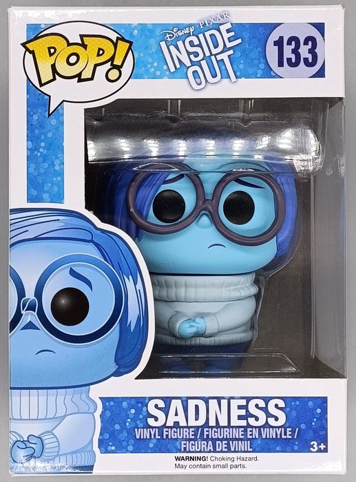 #133 Sadness - Disney Pixar Inside Out - Box Damaged Funko POP