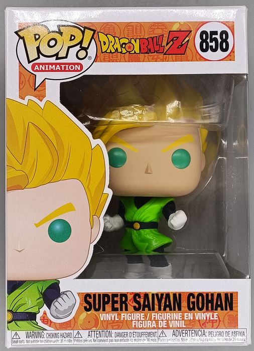 858 Super Saiyan Gohan (Teenage) - Dragon Ball Z Funko POP - Box Damaged