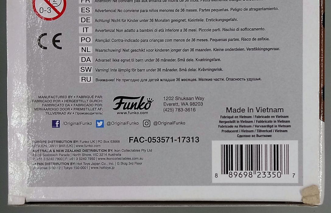 #278 Erik Killmonger - Marvel Black Panther Box Damaged Funko POP