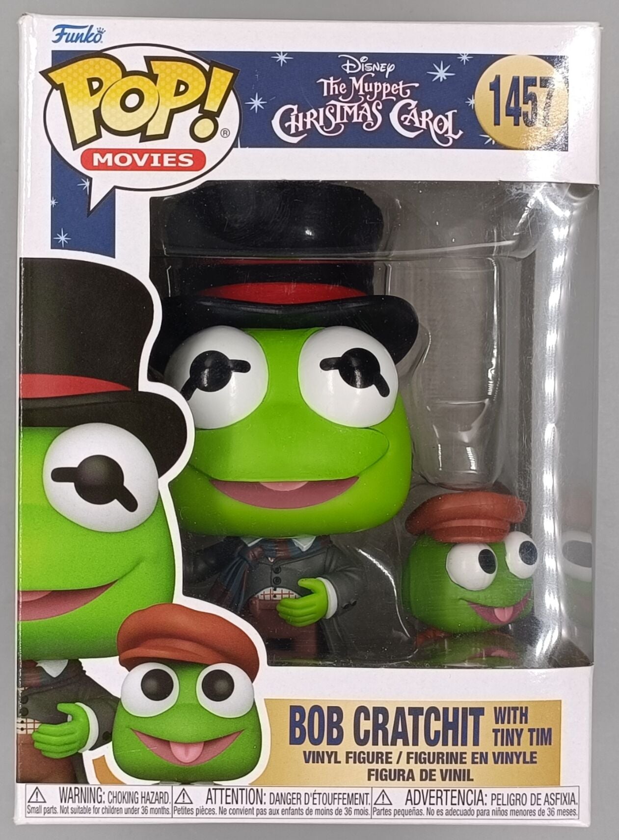 1457 Bob Cratchit w/Tiny Tim - Disney The Muppet's Christmas Carol - Funko POP - Box Damaged
