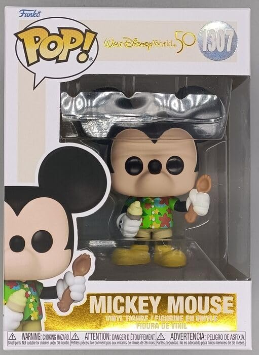 1307 Mickey Mouse (Aloha) - Disney  - Funko POP - Box Damaged