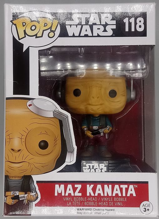 #118 Maz Kanata (Goggles Up)  Star Wars Box Damaged Funko POP