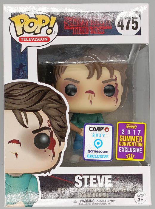 #475 Steve - Stranger Things - 2017 Con - Box Damaged Funko POP