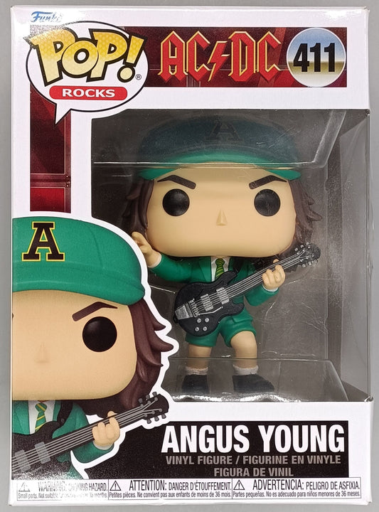 411 Angus Young (Green) - AC/DC - Rocks - Funko POP - Box Damaged