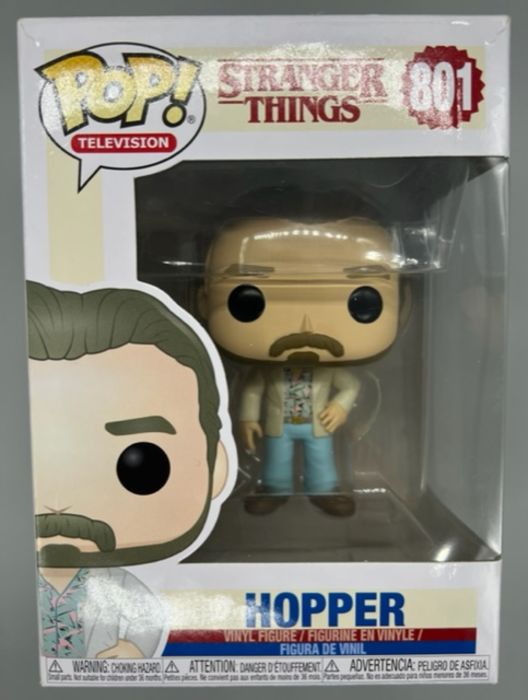 801 Hopper (Date) - Stranger Things - Box Damaged Funko POP