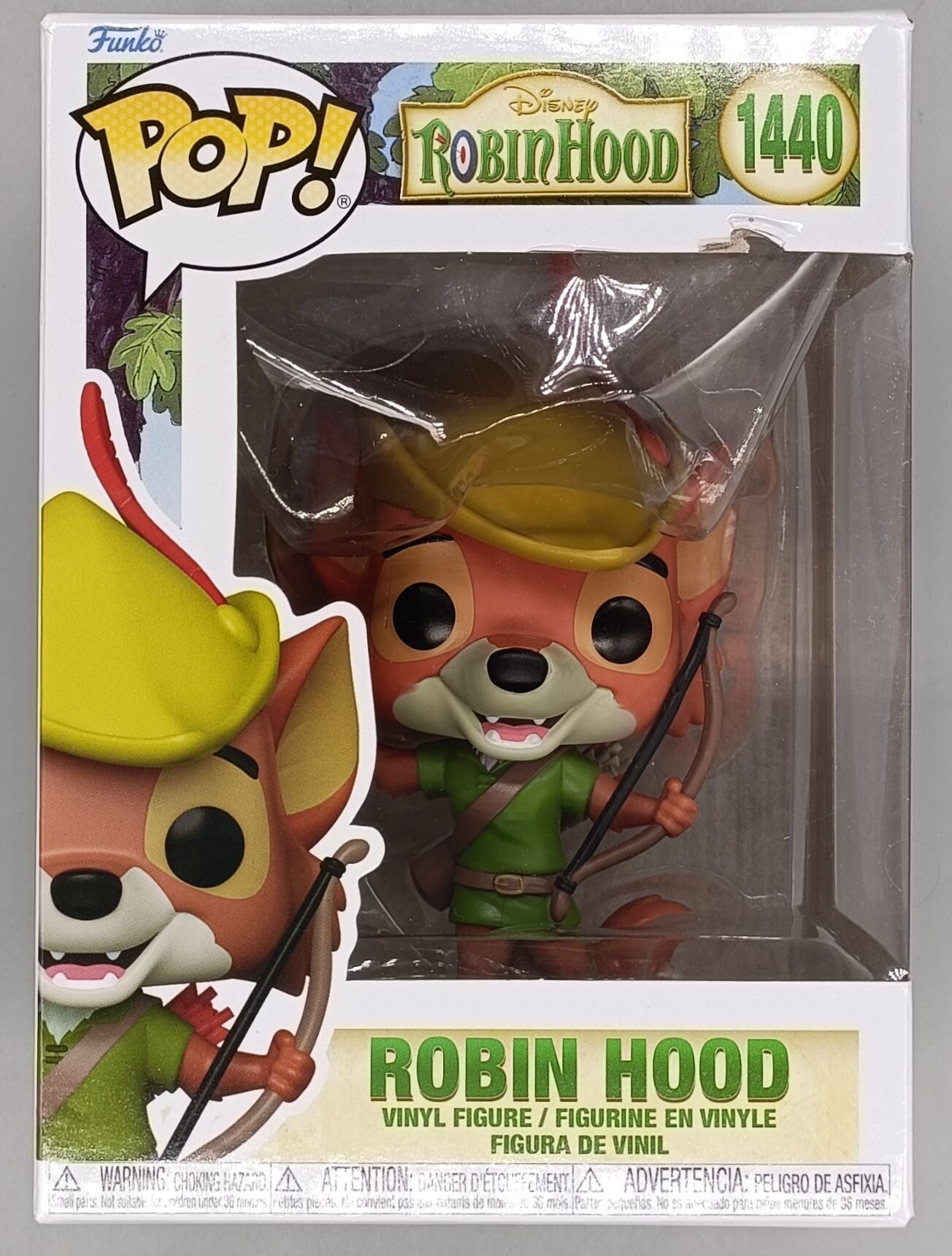 1440 Robin Hood - Disney Robin Hood Funko POP - Box Damaged