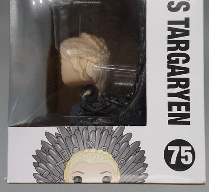 #75 Daenerys Targaryen (Iron Throne) Deluxe Game of T Box Damaged Funko POP