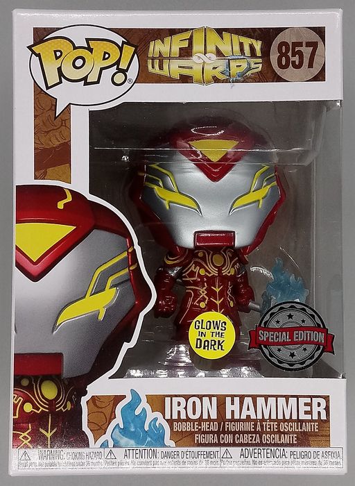 857 Iron Hammer - Glow - Marvel Infinity Warps Funko POP