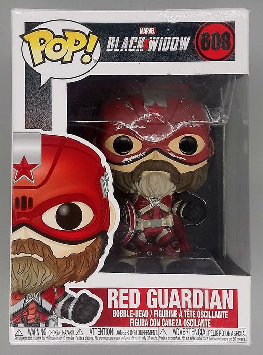 608 Red Guardian - Marvel Black Widow - Box Damaged Funko POP