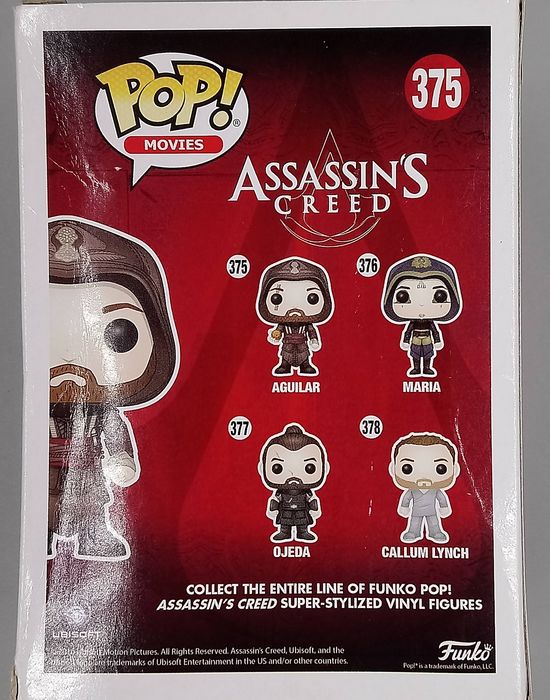 #375 Aguilar - Assassin's Creed Movie - Box Damaged Funko POP
