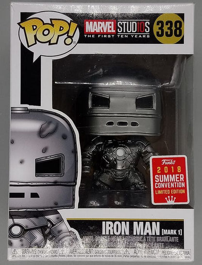 #338 Iron Man (Mark I) - Marvel Studios - 2018 Co Box Damaged Funko POP
