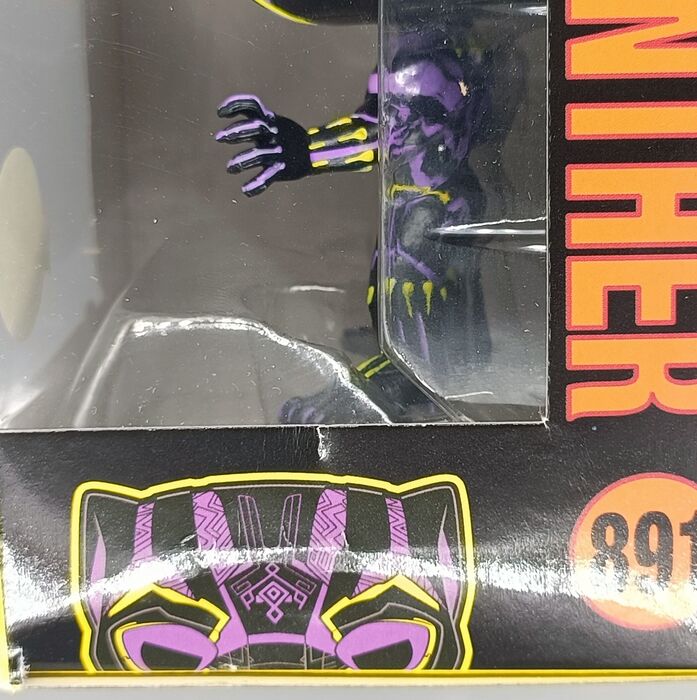 891 Black Panther (Blacklight) - Marvel - Box Damaged Funko POP