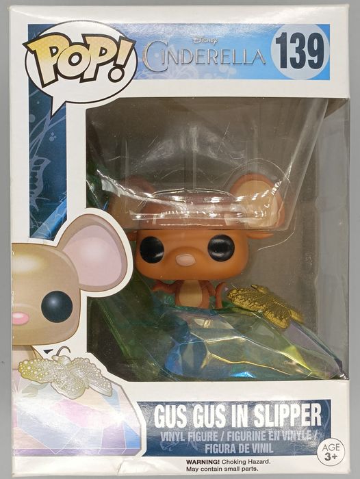 #139 Gus Gus in Slipper - Disney Cinderella Box Damaged Funko POP