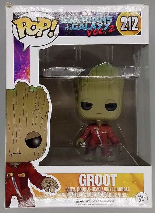 #212 Groot (Ravager Jumpsuit) Guardian Of The Galaxy Box Damaged Funko POP