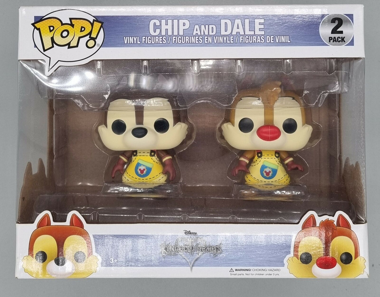 [2 Pack] Chip and Dale - Disney Kingdom Hearts Funko POP