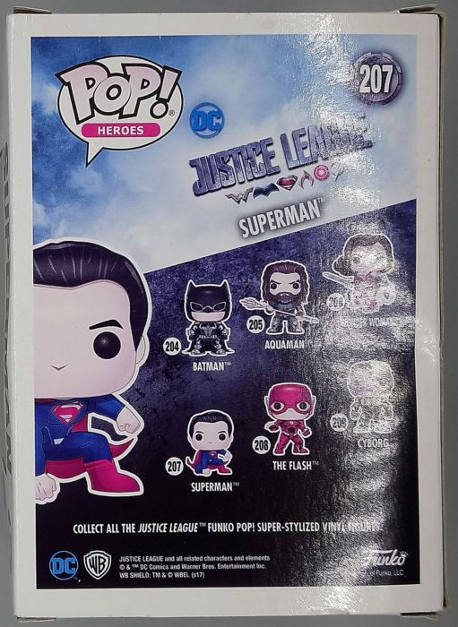 207 Superman - DC  Justice League - Box Damaged Funko POP
