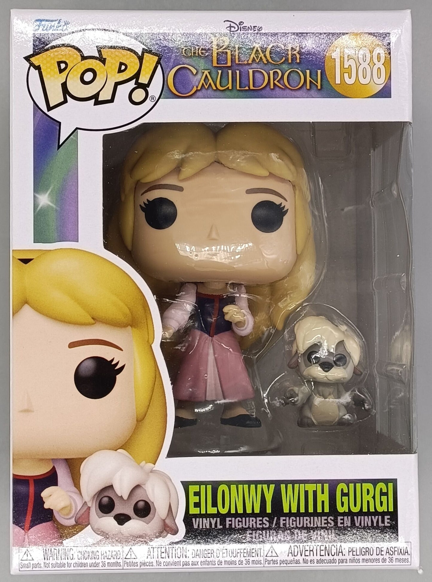1588 Eilonwy with Gurgi - Disney The Black Cauldron Funko POP - Brand New