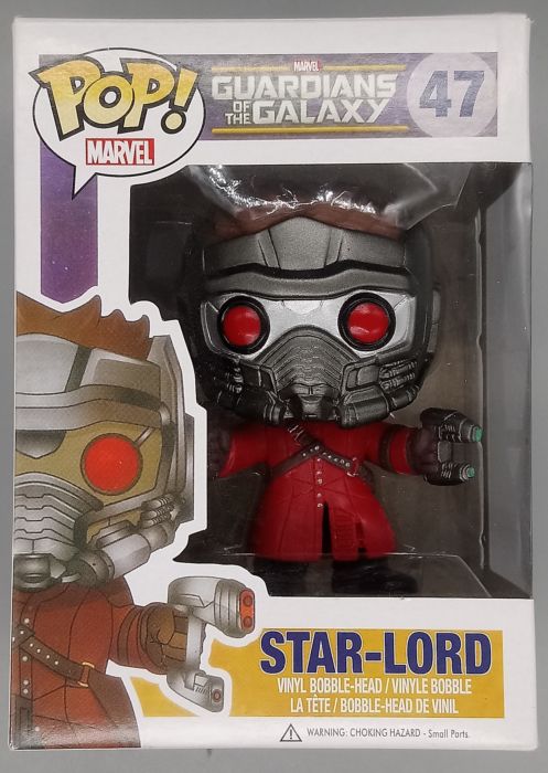 #47 Star-Lord - Marvel - Guardians of the Galaxy Box Damaged Funko POP