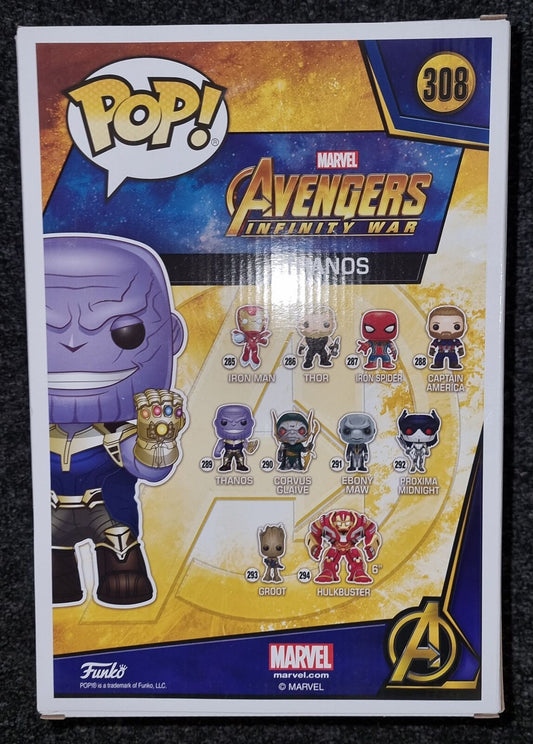 #308 Thanos - 10 Inch - Marvel Avengers Infinity War Funko POP