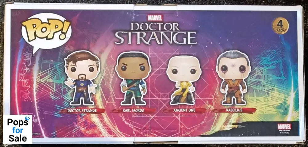 [4 Pack] Doctor Strange Disney Store Limited 4000 Pc Box Damaged Funko POP