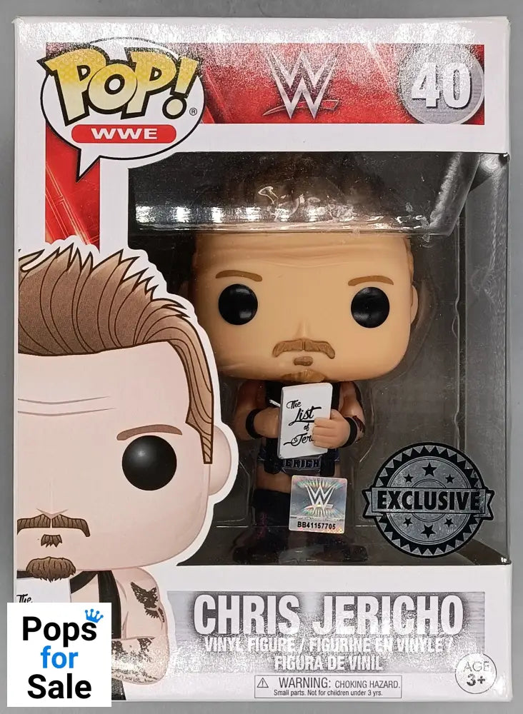 40 Chris Jericho (Blue Boots) - WWE - Box Damaged Funko POP