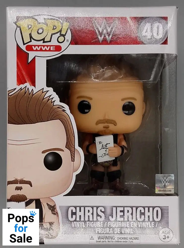 #40 Chris Jericho - WWE - Box Damaged Funko POP