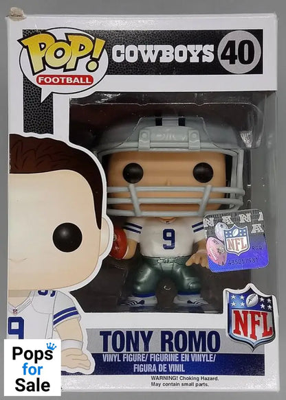 #40 Tony Romo - NFL Dallas Cowboys - Box Damaged Funko POP