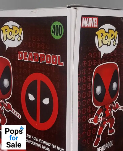 #400 Deadpool (w/ Candy Canes) Marvel - Holidays Box Damaged Funko POP