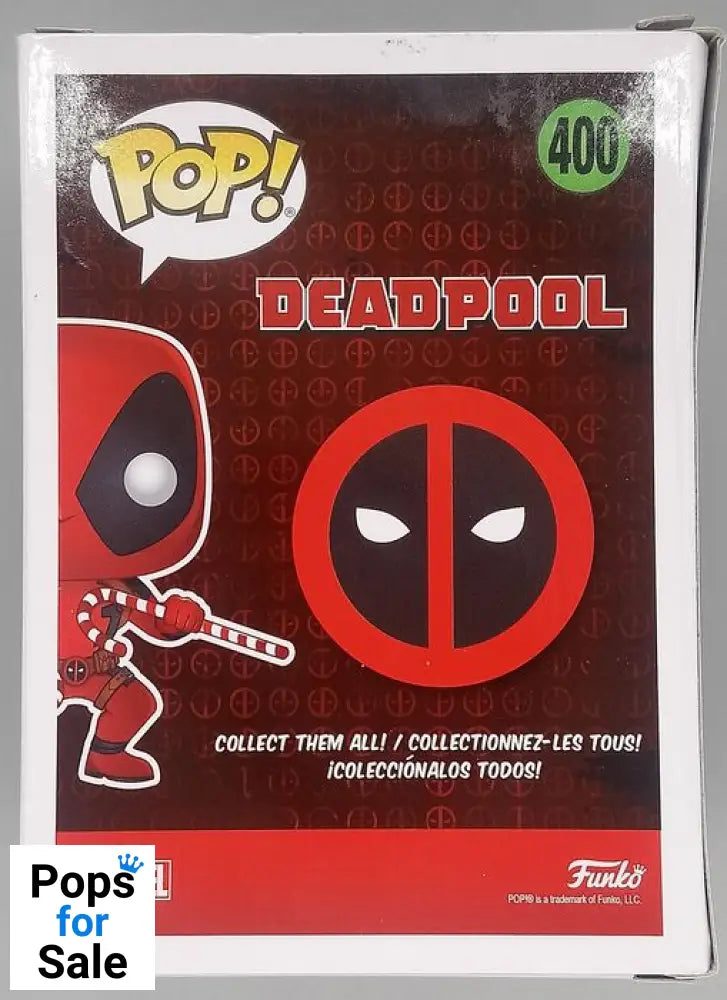 #400 Deadpool (w/ Candy Canes) Marvel - Holidays Box Damaged Funko POP