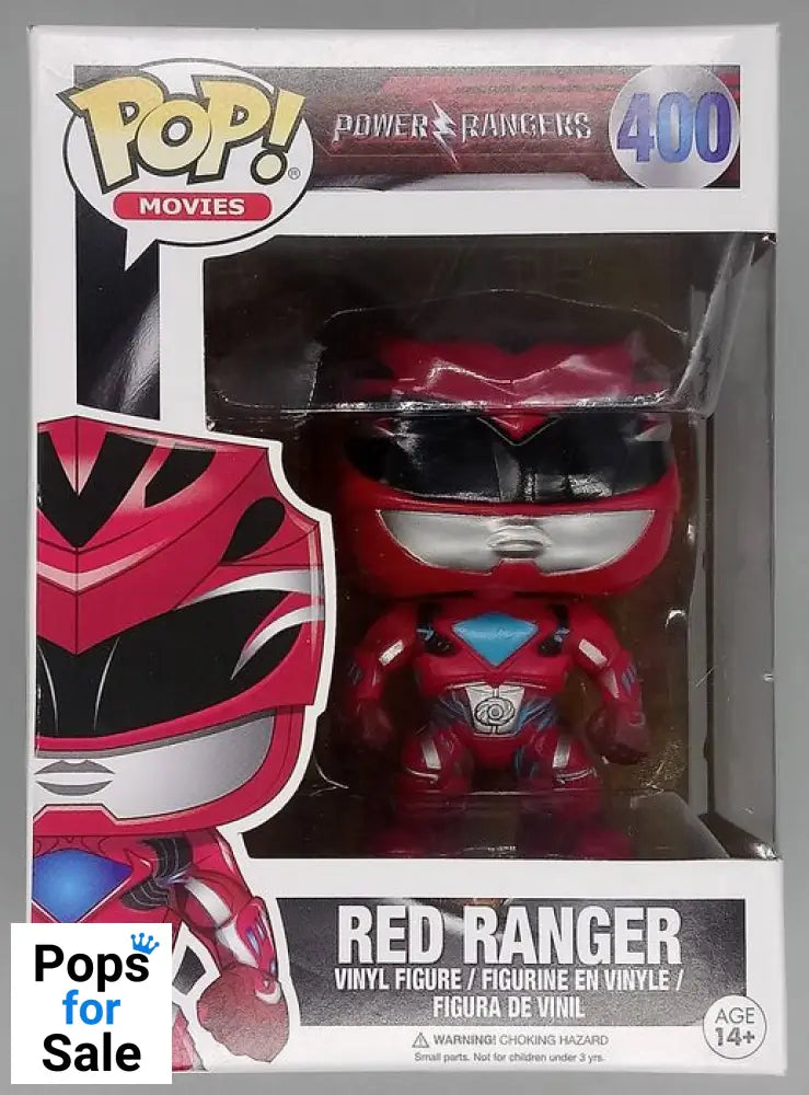 #400 Red Ranger - Power Rangers - Box Damaged Funko POP