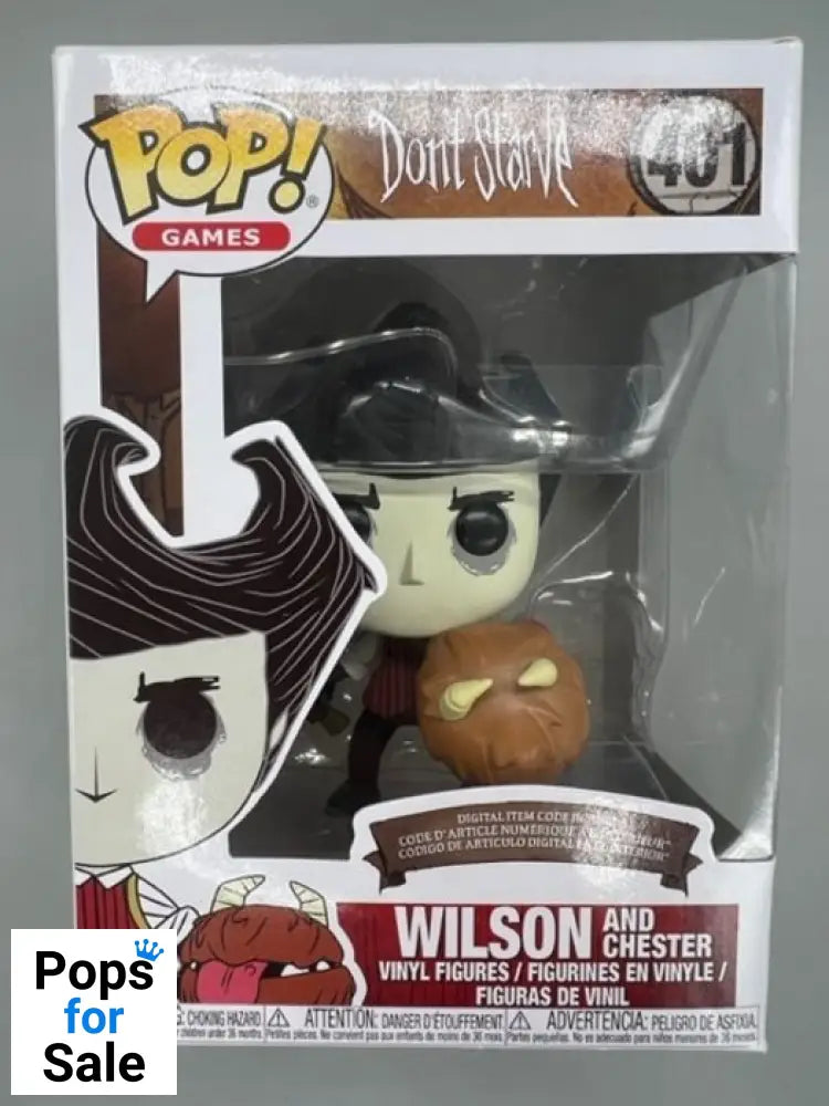 #401 Wilson (and Chester) - Dont Starve Funko POP