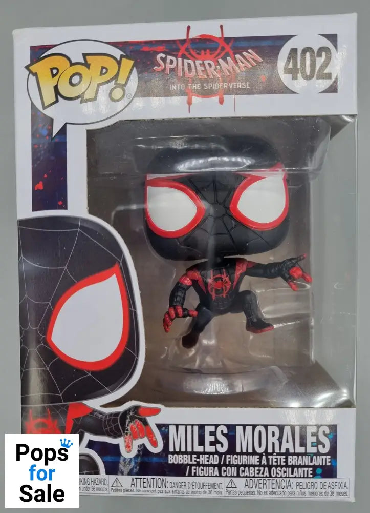 #402 Miles Morales - Marvel Spiderman Into the Spiderverse Funko POP