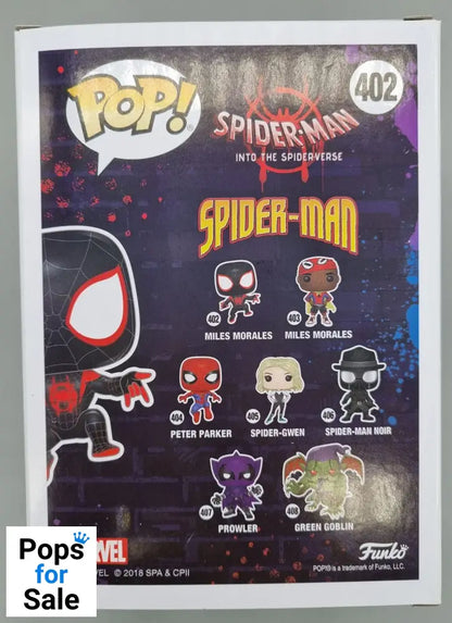 #402 Miles Morales - Marvel Spiderman Into the Spiderverse Funko POP