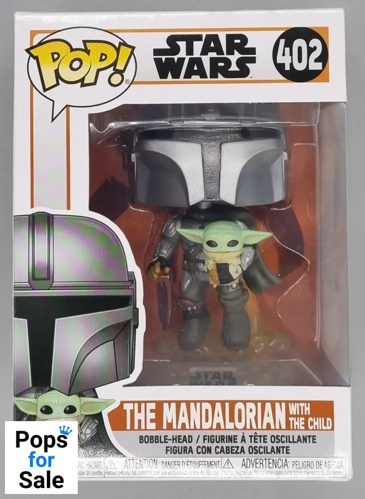 402 The Mandalorian (with The Child) - Star Wars Funko POP