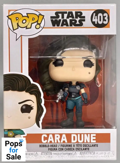 #403 Cara Dune (Marshal) - Star Wars The Mandalorian Box Damaged Funko POP