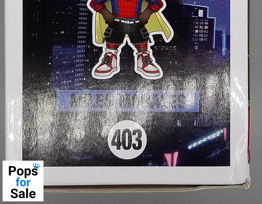 #403 Miles Morales (w/ Cape) Marvel - Box Damaged Funko POP