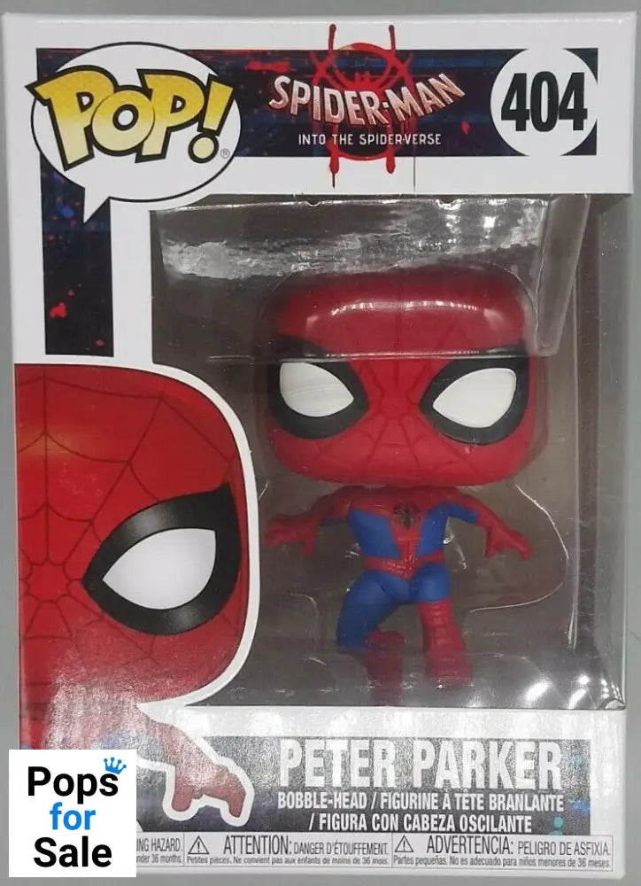 404 Peter Parker - Marvel Spiderman Into the Spiderverse Funko POP