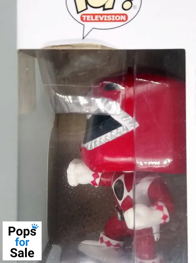 406 Red Ranger (Action Pose) - Power Rangers Box Damaged Funko POP