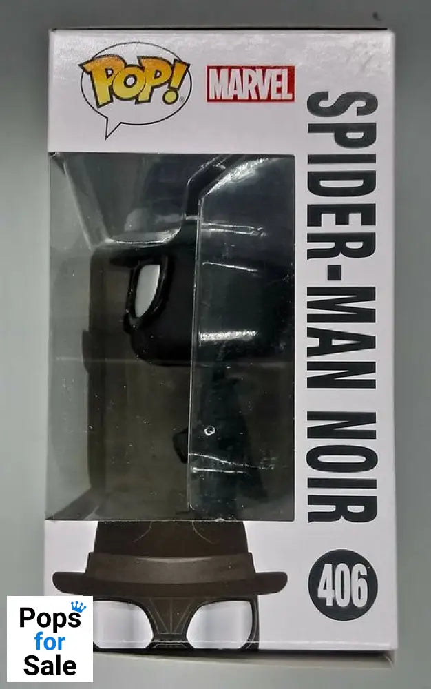 #406 Spider-Man Noir (Hat) Marvel Spiderman Into The Spiderverse Funko POP