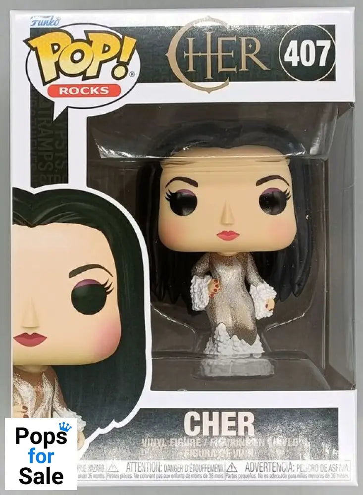 407 Cher (Met Gala 1974) - Rocks - Brand New Funko POP
