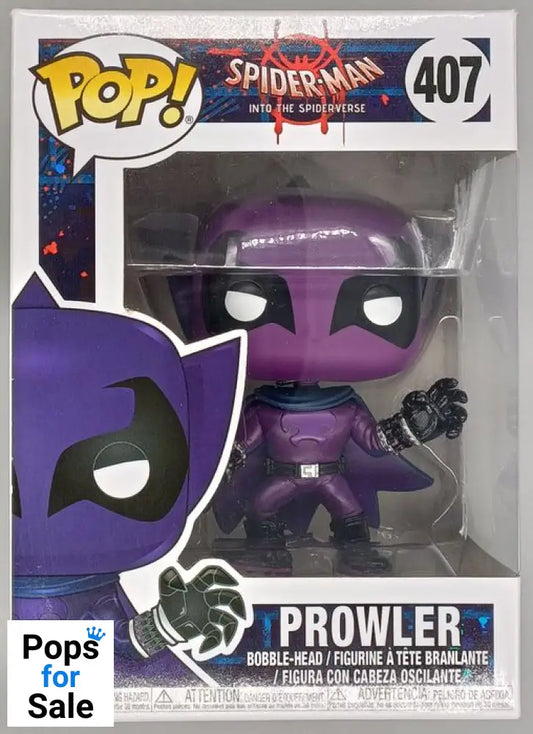 407 Prowler - Marvel Spider-Man Into The Spiderverse Funko POP - Box Damaged
