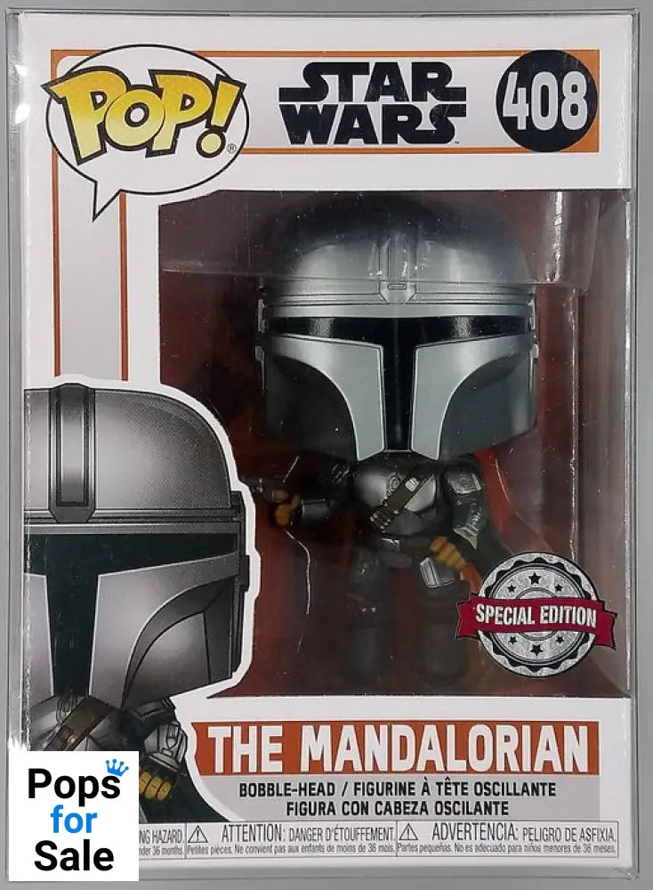 #408 The Mandalorian (Flying) - Star Wars Funko POP