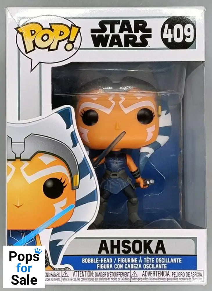 #409 Ahsoka (Mandalore) - Star Wars Clone Wars - Box Damaged Funko POP